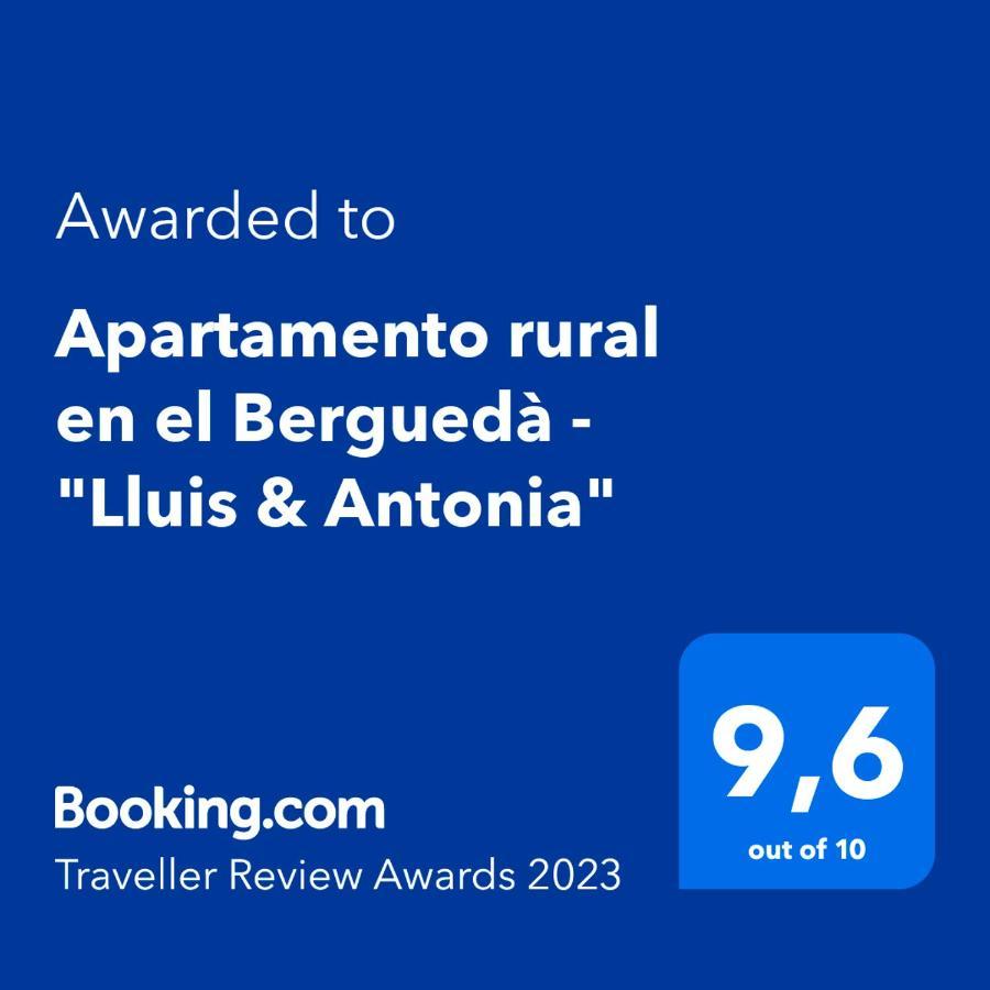 Apartamento Rural En El Bergueda "Lluis & Antonia" A Ac Sant Jordi de Cercs エクステリア 写真