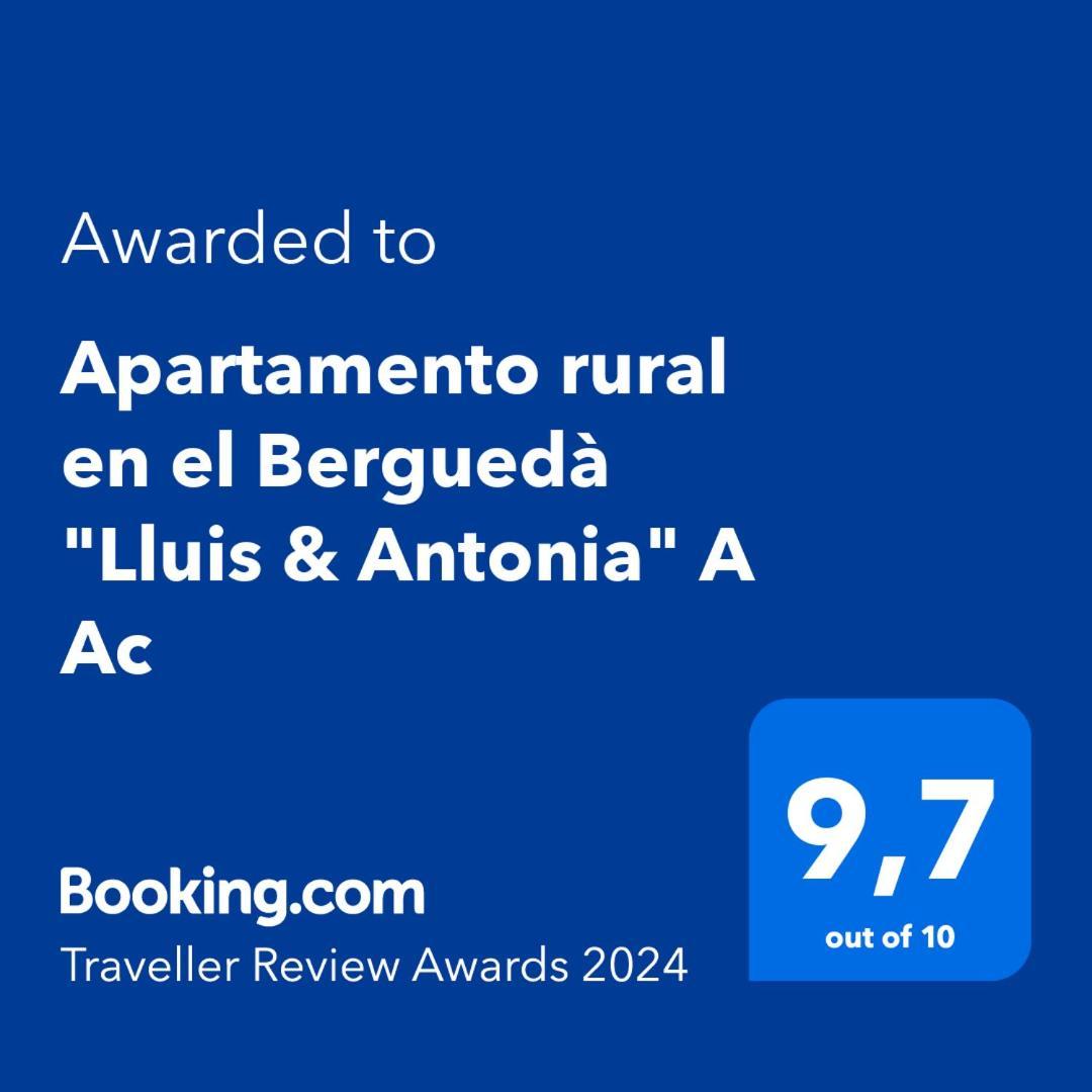 Apartamento Rural En El Bergueda "Lluis & Antonia" A Ac Sant Jordi de Cercs エクステリア 写真